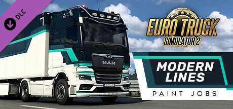 Front Cover for Euro Truck Simulator 2: Modern Lines Paint Jobs Pack (Linux and Macintosh and Windows) (Steam release)