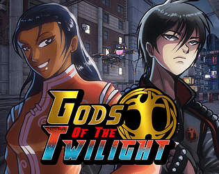 Front Cover for Gods of the Twilight (Android and Linux and Macintosh and Windows) (itch.io release)