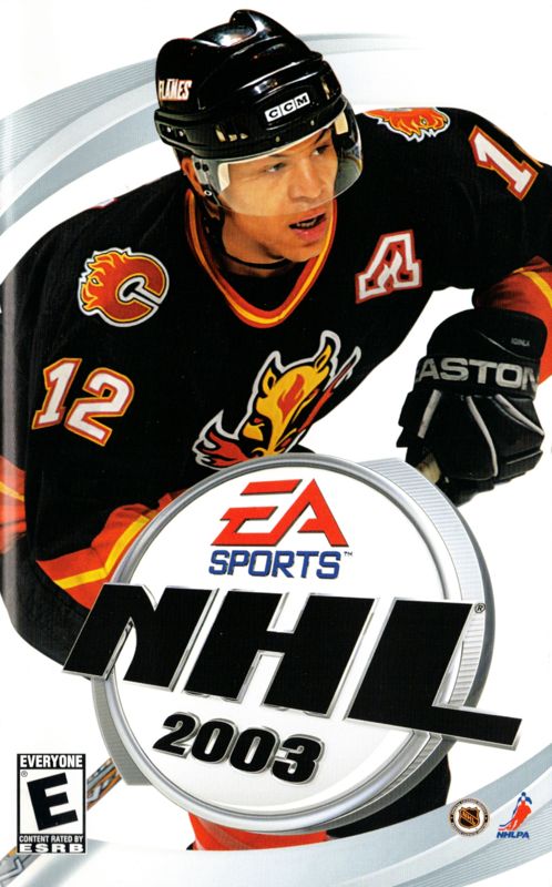 Manual for NHL 2003 (PlayStation 2): Front