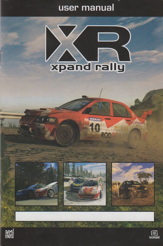 Manual for Xpand Rally (Windows) (Games Factory (Scandinavian) release): Front