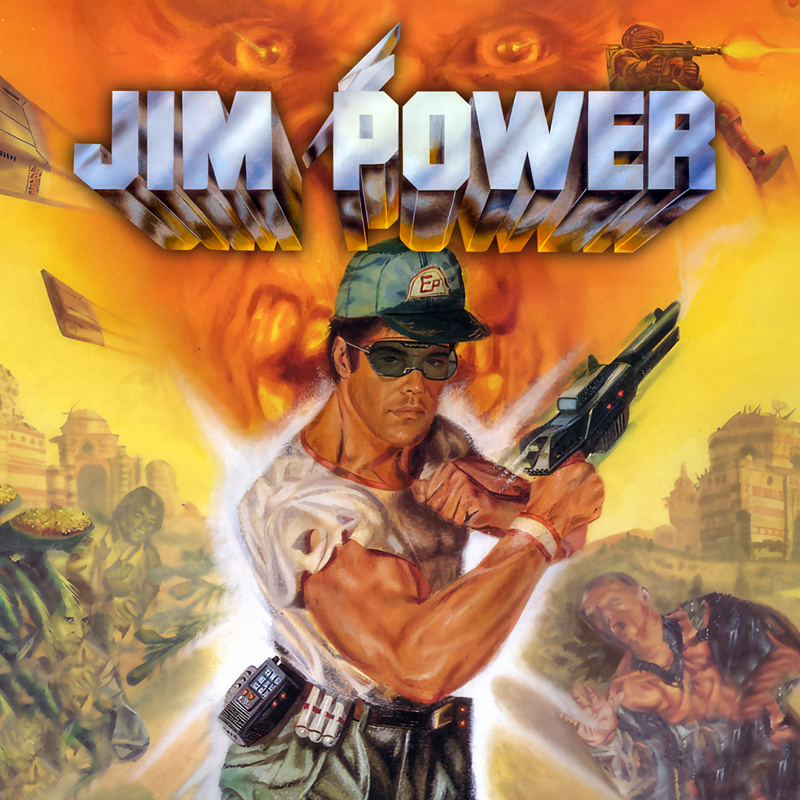 Front Cover for Jim Power in "Mutant Planet" (Antstream)