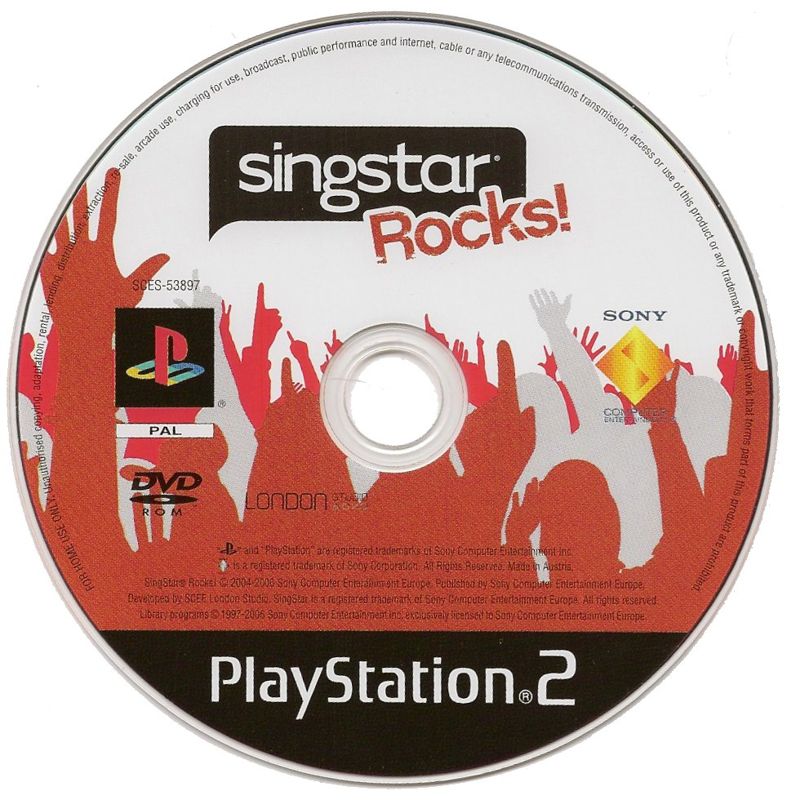 Media for SingStar: Rocks! (PlayStation 2)