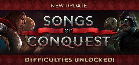 Front Cover for Songs of Conquest (Macintosh and Windows) (Steam release): Difficulties Unlocked version (15 November 2023)