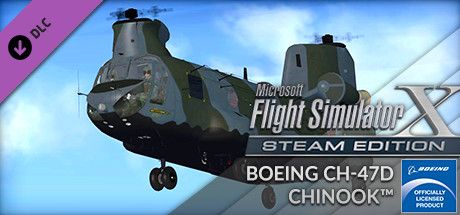 Front Cover for Microsoft Flight Simulator X: Steam Edition - Boeing-Vertol CH-47D Chinook (Windows) (Steam release)