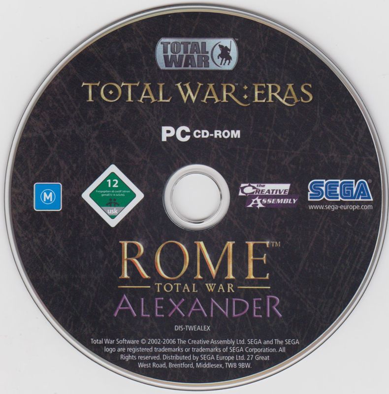 Media for Rome: Total War - Alexander (Windows)