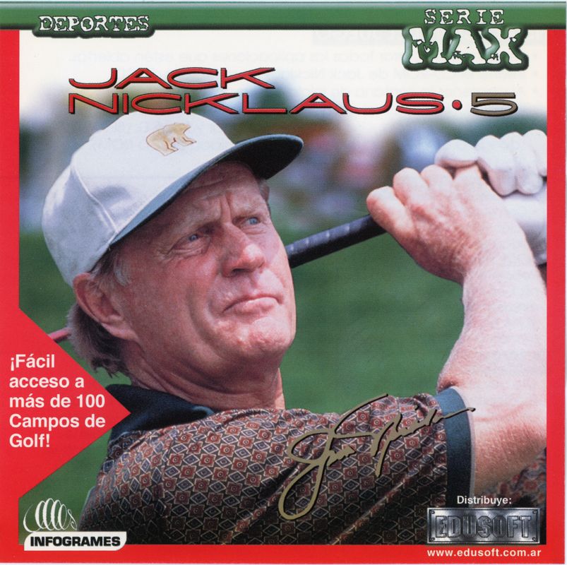 Front Cover for Jack Nicklaus 5 (Windows) (Serie MAX release)