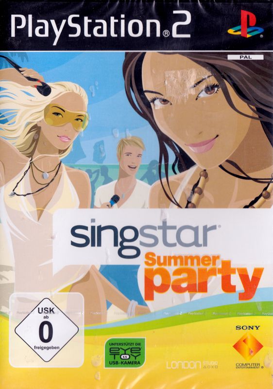 Front Cover for SingStar: Summer Party (PlayStation 2) (Re-release)