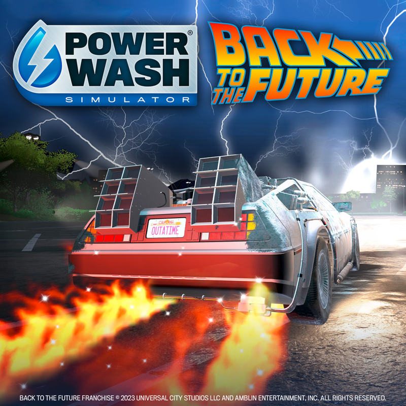 PowerWash Simulator: Back to the Future cover or packaging