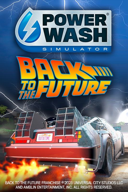 Back to the Future cruises into PowerWash Simulator next month