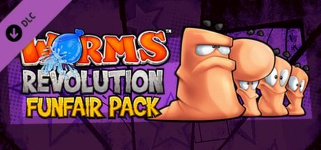 Front Cover for Worms Revolution: Funfair Pack (Windows) (Steam release)