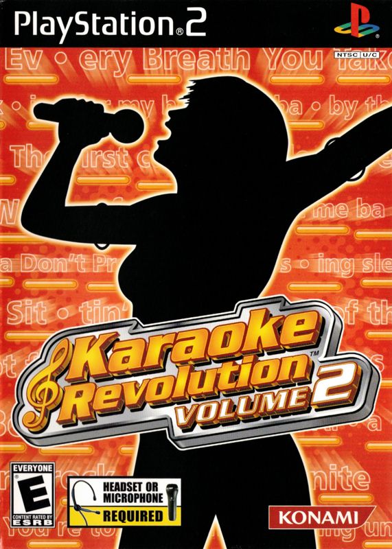 Front Cover for Karaoke Revolution: Volume 2 (PlayStation 2)