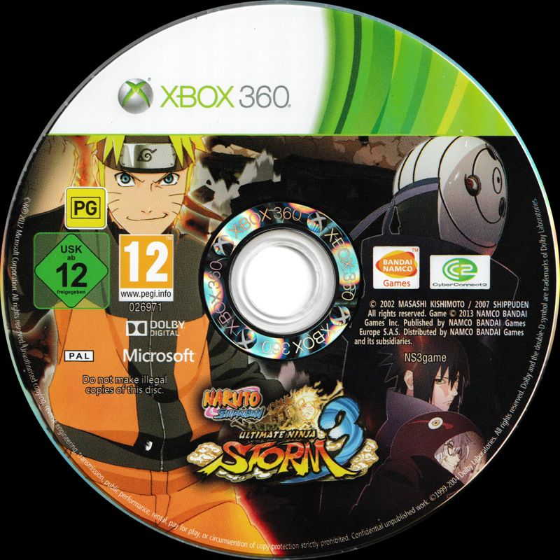 Media for Naruto Shippuden: Ultimate Ninja Storm 3 (Xbox 360)
