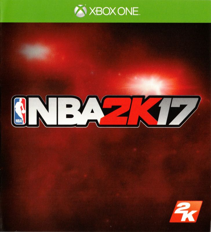 Manual for NBA 2K17 (Xbox One): Front