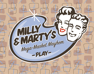 Front Cover for Milly and Marty's Mega-Market Mayhem! (Windows) (itch.io release)