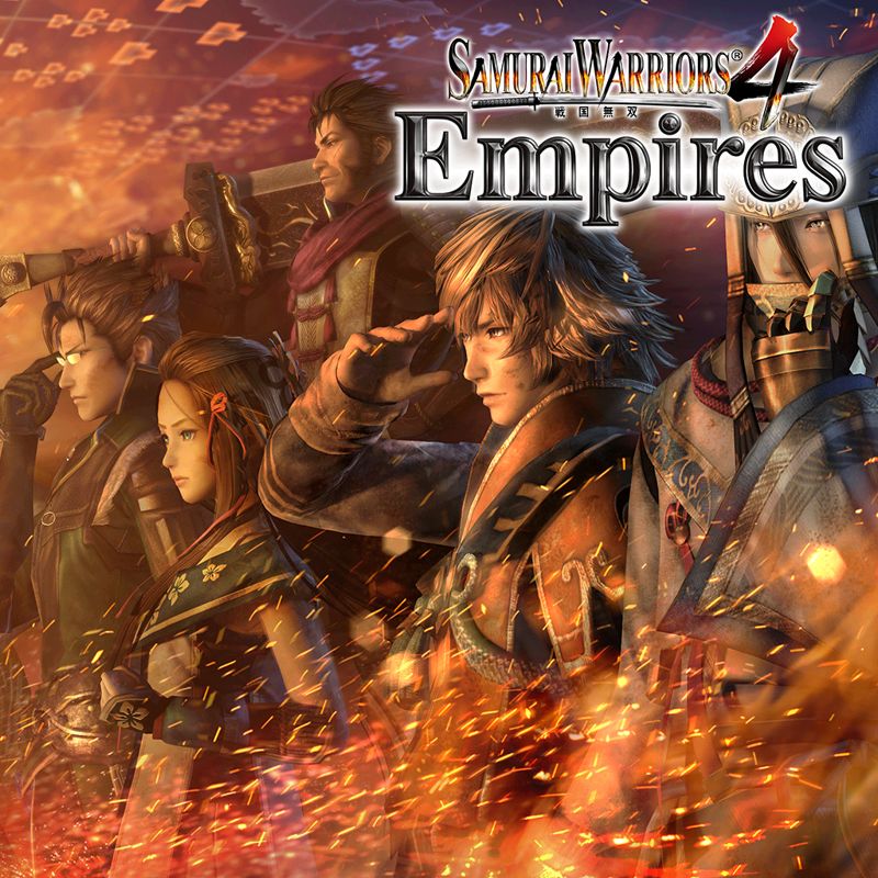 Front Cover for Samurai Warriors 4: Empires (PS Vita and PlayStation 3 and PlayStation 4) (download release)