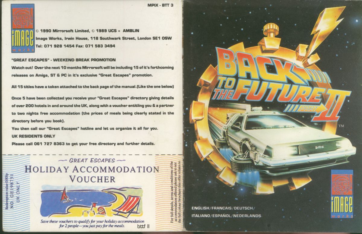 Front Cover for Back to the Future Part II (ZX Spectrum)