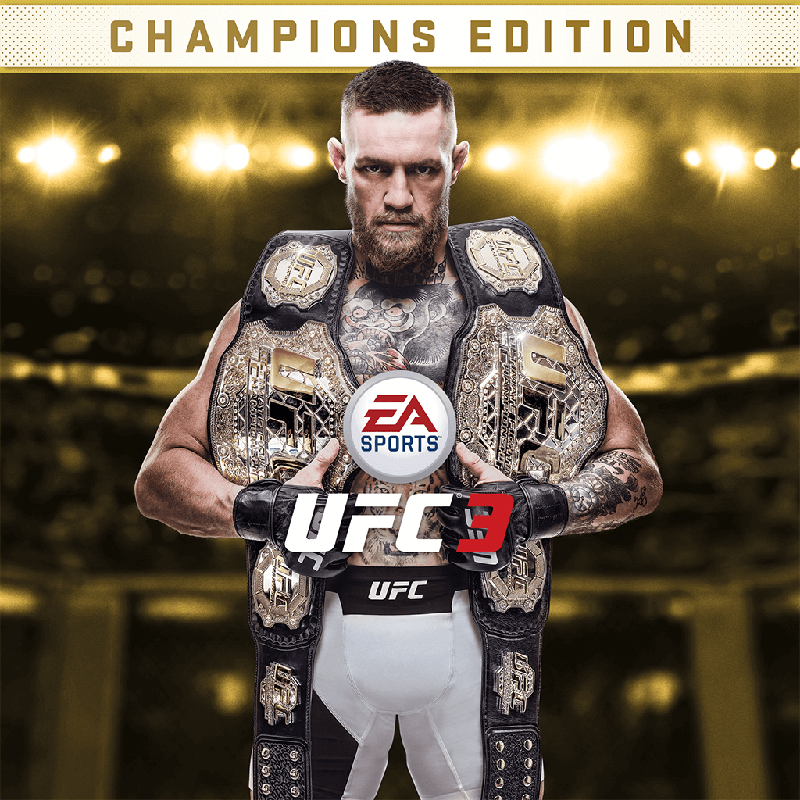 Front Cover for UFC 3 (Champions Edition) (PlayStation 4) (download release)