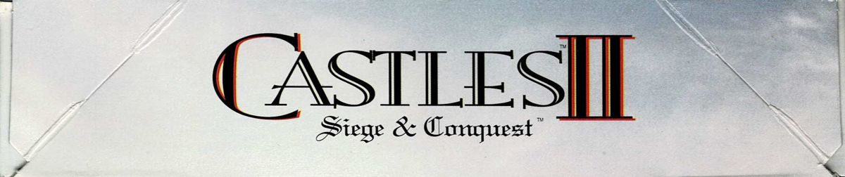 Spine/Sides for Castles II: Siege & Conquest (DOS) (Dice Multi Media CD-ROM release): Top