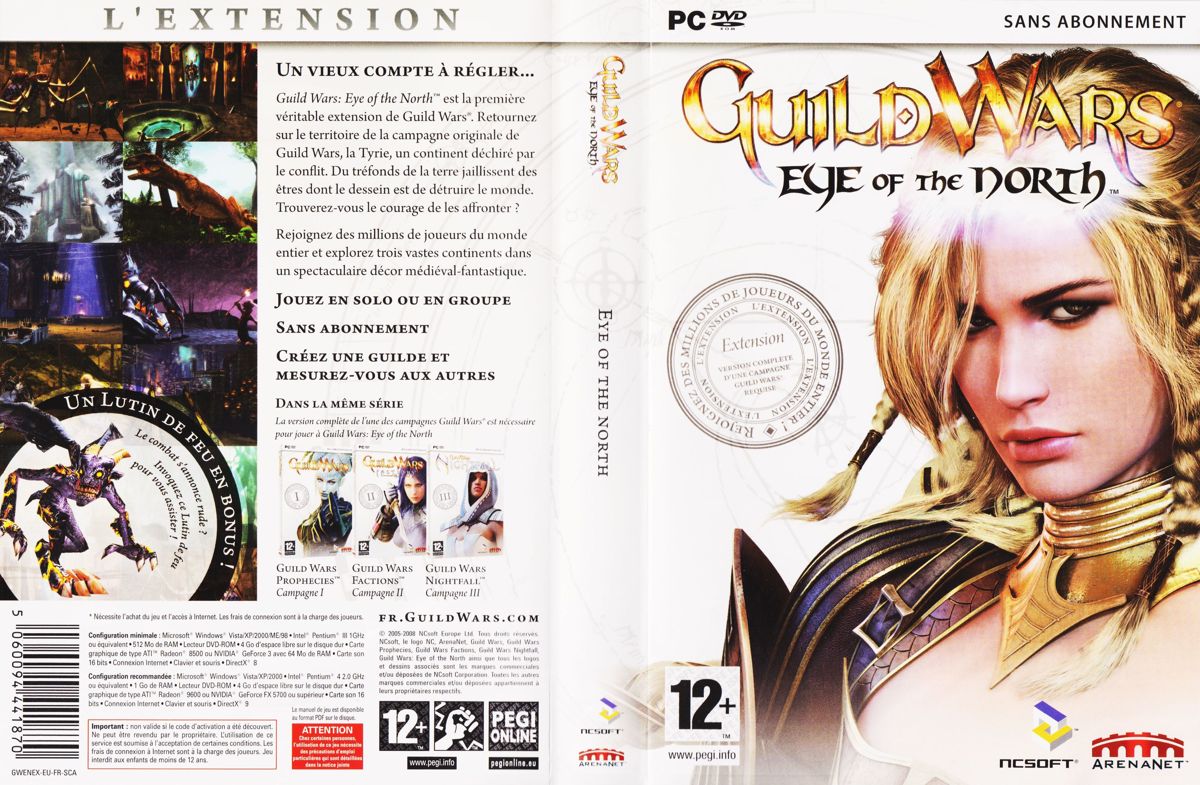 Full Cover for Guild Wars: Eye of the North (Windows) (2008 release)