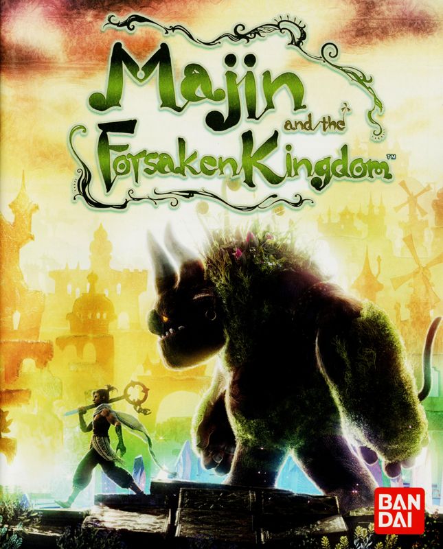 Manual for Majin and the Forsaken Kingdom (PlayStation 3): Front