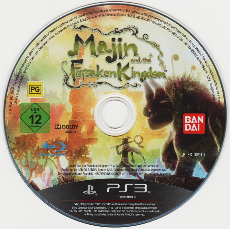 Media for Majin and the Forsaken Kingdom (PlayStation 3)