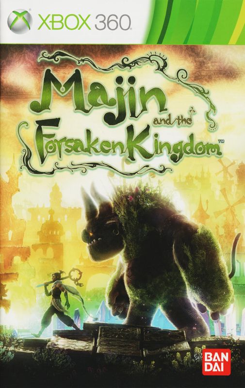 Manual for Majin and the Forsaken Kingdom (Xbox 360): Front