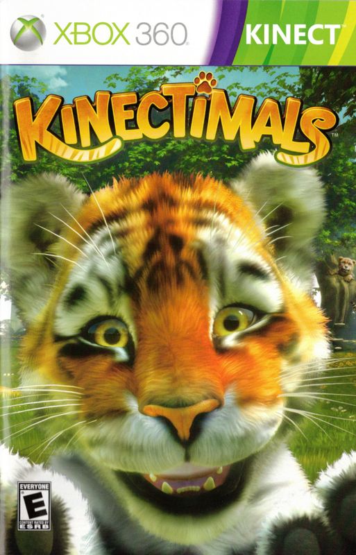 Manual for Kinectimals (Xbox 360): Front