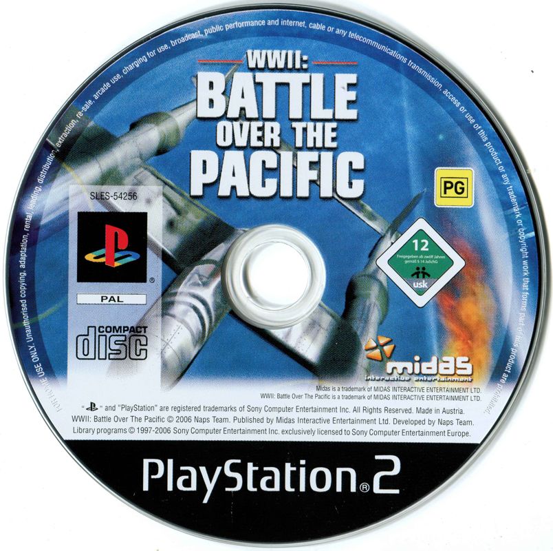 Media for WWII: Battle Over the Pacific (PlayStation 2)