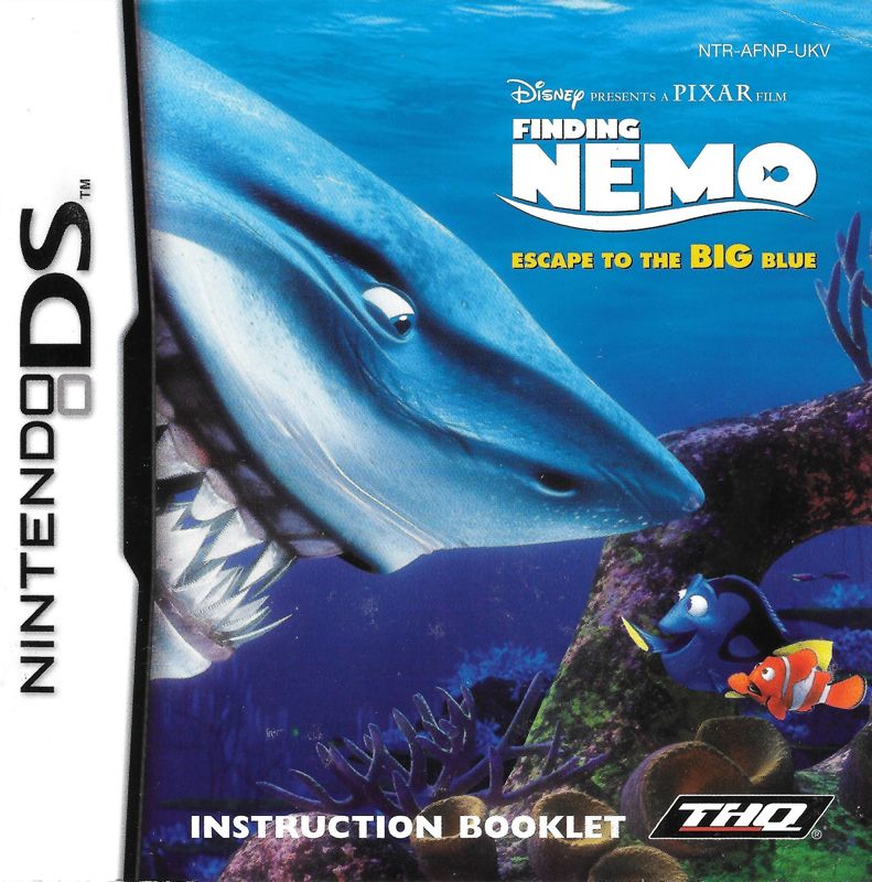 Finding Nemo: Escape to the Big Blue cover or packaging material ...