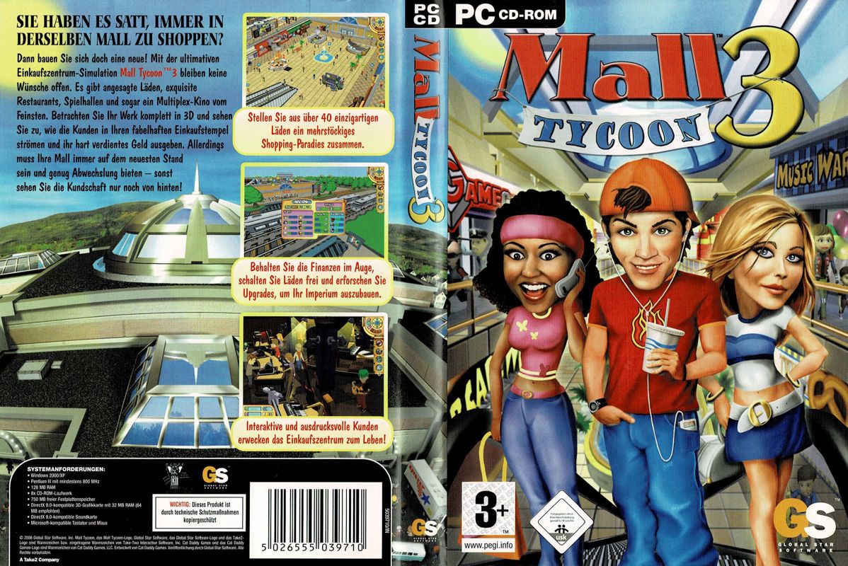 Full Cover for Mall Tycoon 3 (Windows)