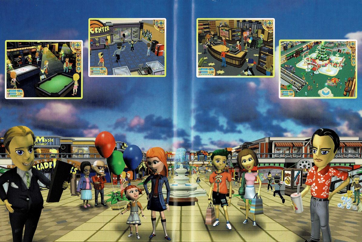 Inside Cover for Mall Tycoon 3 (Windows)