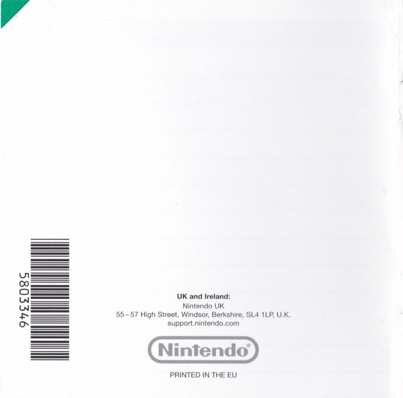 Extras for Big Bang Mini (Nintendo DS): Nintendo Wi-Fi Instructions: Back