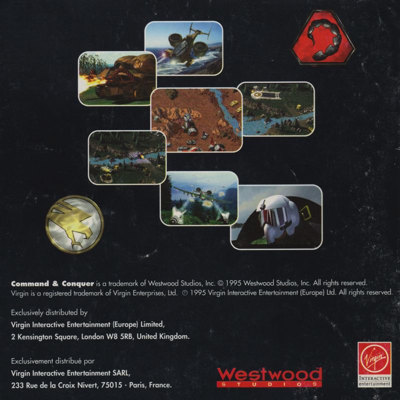 Manual for Command & Conquer + The Covert Operations (DOS): C&C - Back