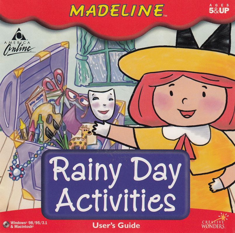Front Cover for Madeline's Rainy Day Activities (Macintosh and Windows and Windows 3.x)