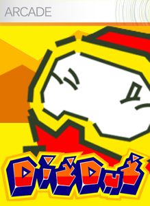 Front Cover for Dig Dug (Xbox 360) (Official)