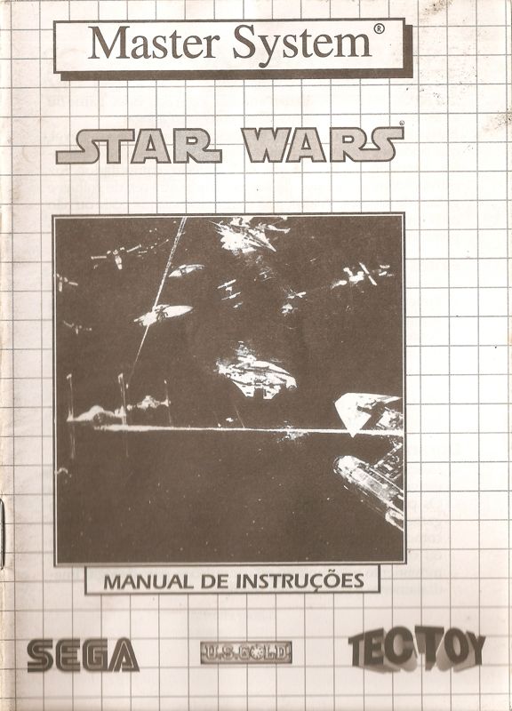 Manual for Star Wars (SEGA Master System): Front