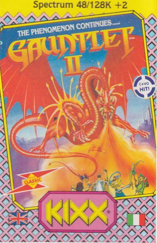 Front Cover for Gauntlet II (ZX Spectrum)