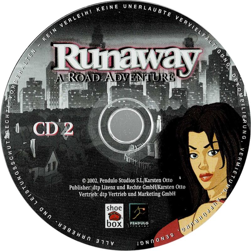 Media for Runaway: A Road Adventure (Windows) (Re-release): Disc 2
