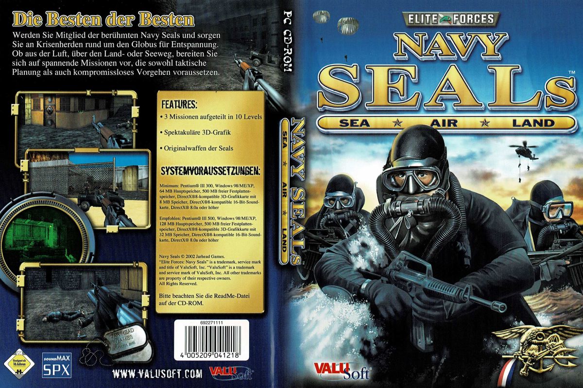 Elite Forces: Navy SEALs cover or packaging material - MobyGames