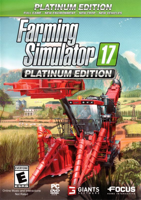 Front Cover for Farming Simulator 17: Platinum Edition (Windows)