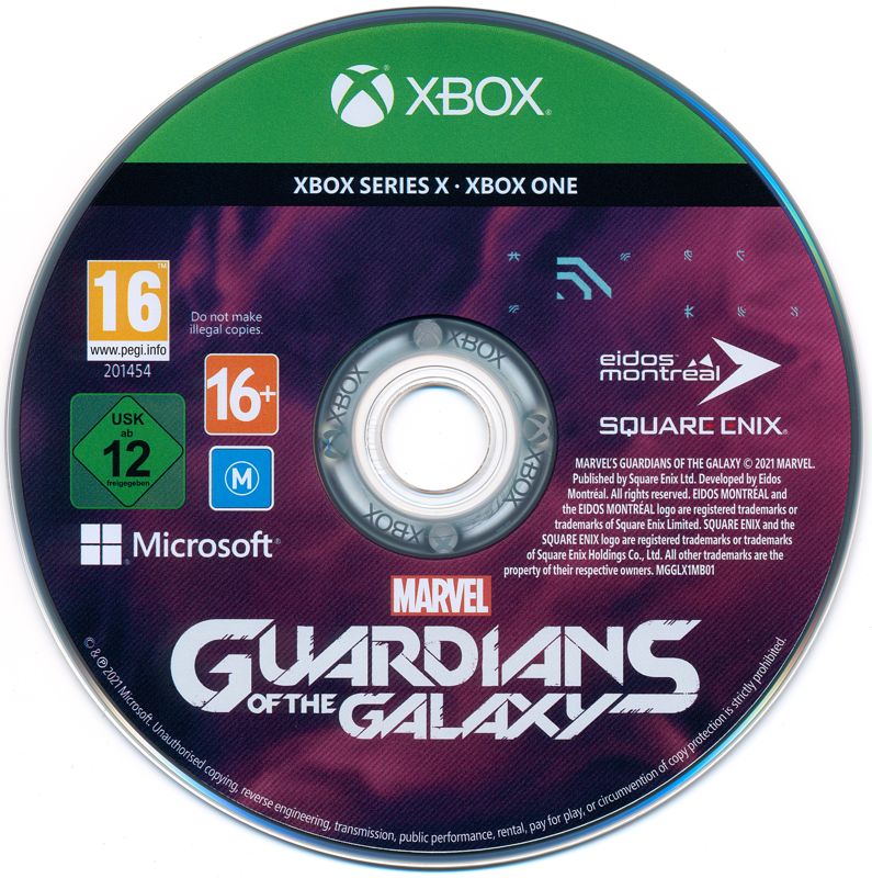 Media for Marvel Guardians of the Galaxy (Xbox One and Xbox Series)