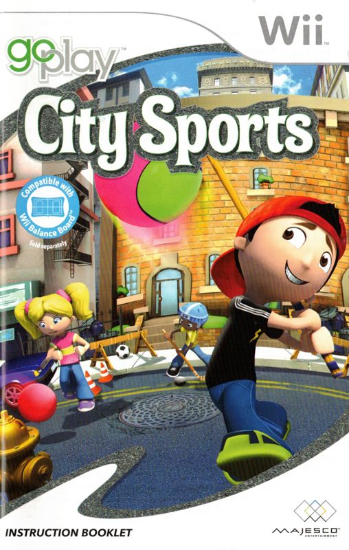 Manual for Go Play City Sports (Wii): Front