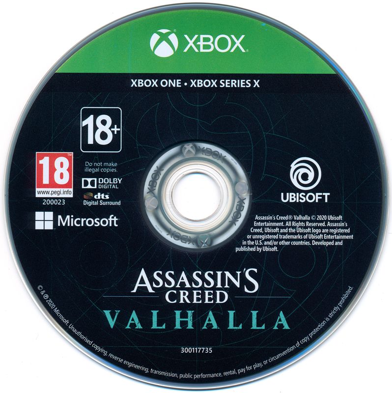 Assassin's Creed: Valhalla cover or packaging material - MobyGames