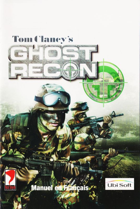 Manual for Tom Clancy's Ghost Recon: Collector's Pack (Windows): Tom Clancy's Ghost Recon - Front (36-page)