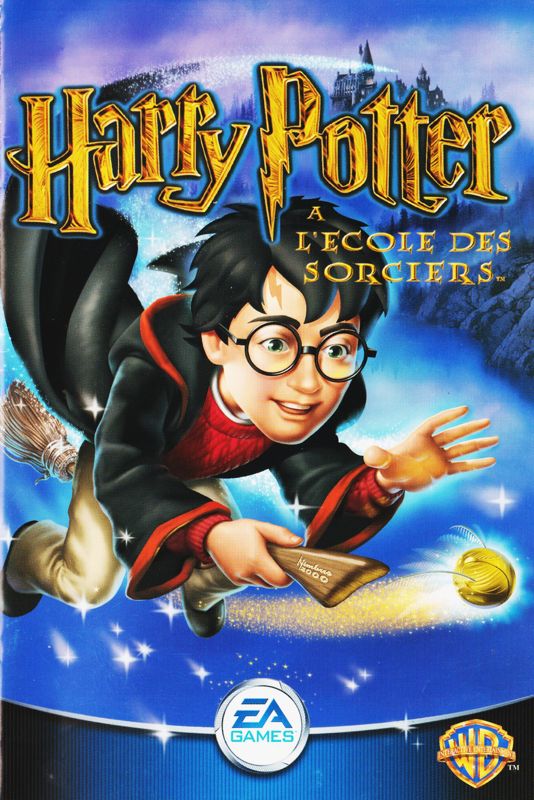 Manual for Harry Potter and the Sorcerer's Stone (Windows): Front (20-page)
