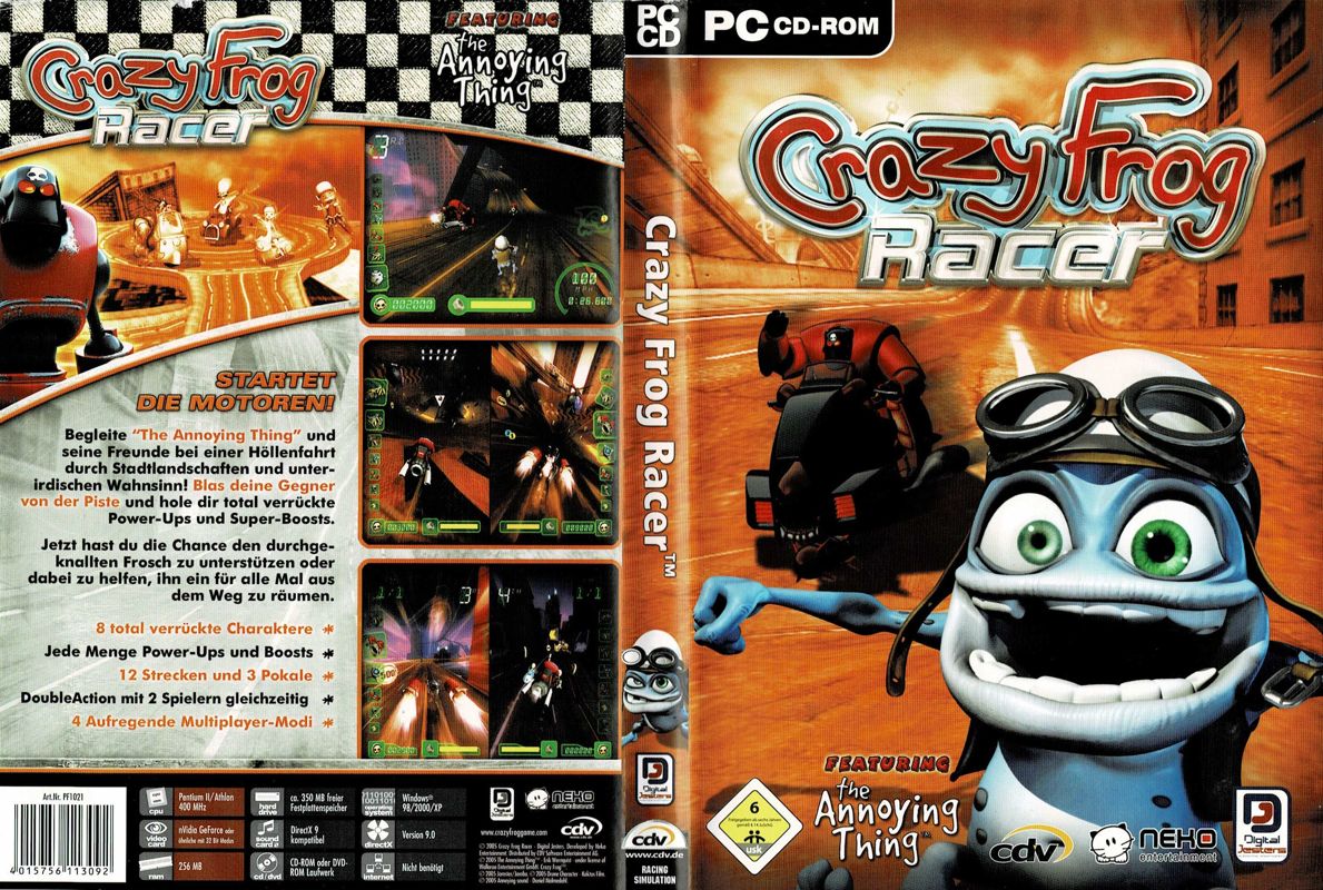 Crazy Frog Racer cover or packaging material - MobyGames