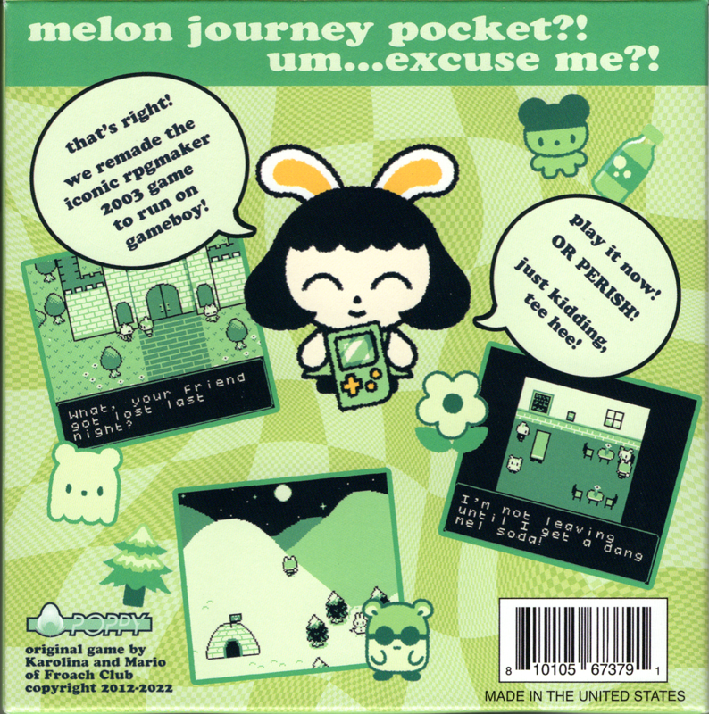 Melon Journey Pocket cover or packaging material MobyGames