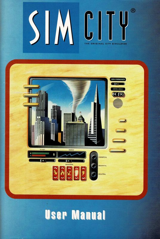 Manual for SimCity: Enhanced CD-ROM (Macintosh): Front