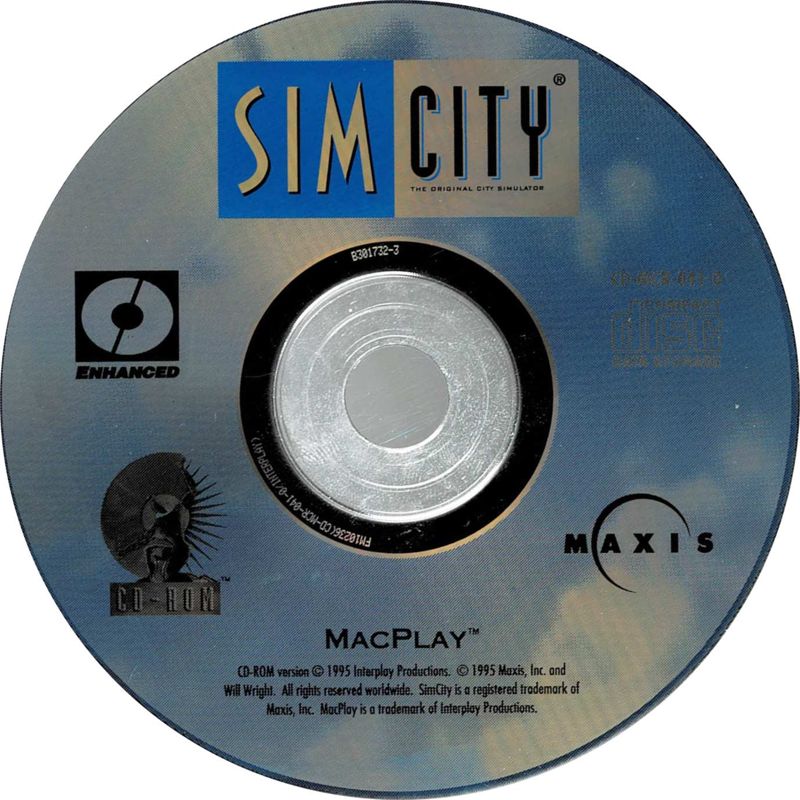 Media for SimCity: Enhanced CD-ROM (Macintosh)