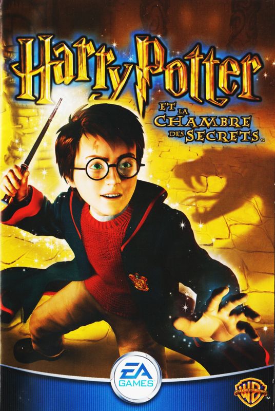 Manual for Harry Potter and the Chamber of Secrets (Windows): Front (28-page)